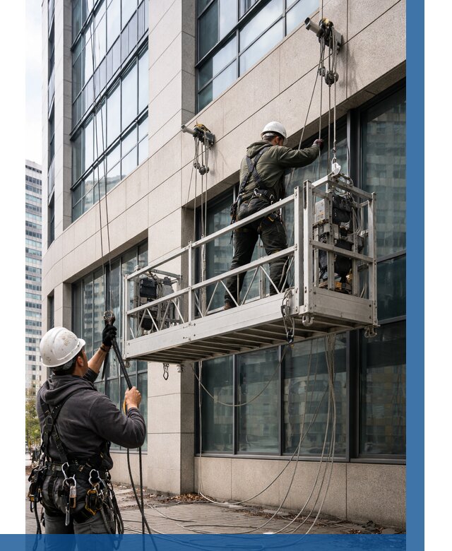 Монтаж и подъем фасадной люльки в Ростове-на-Доне от 12515 р. | ВЫСОТНИК-Рст