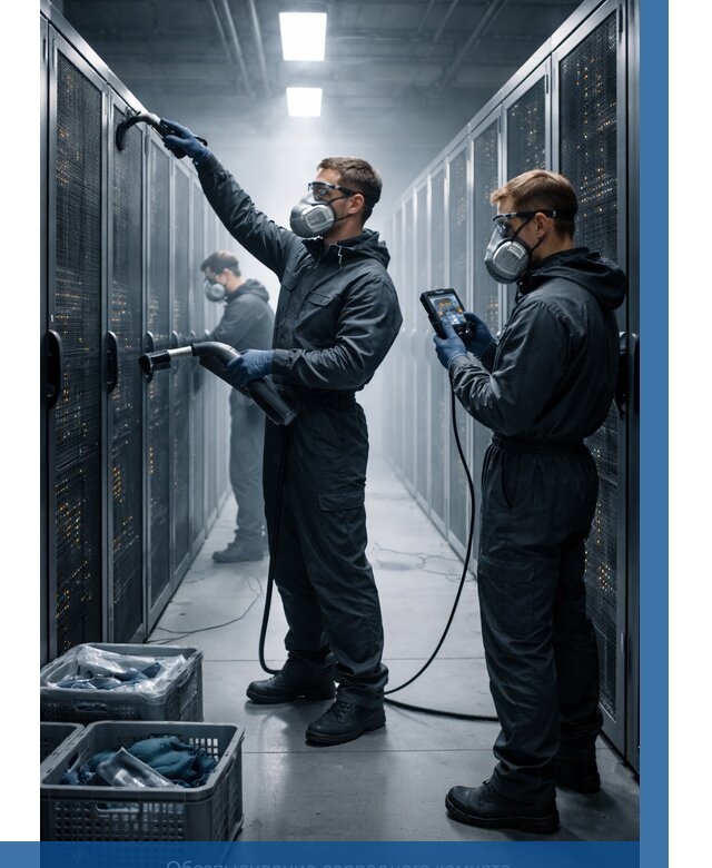 Обеспыливание серверной комнаты в Ростове-на-Доне от 4693 р. | ВЫСОТНИК-Рст