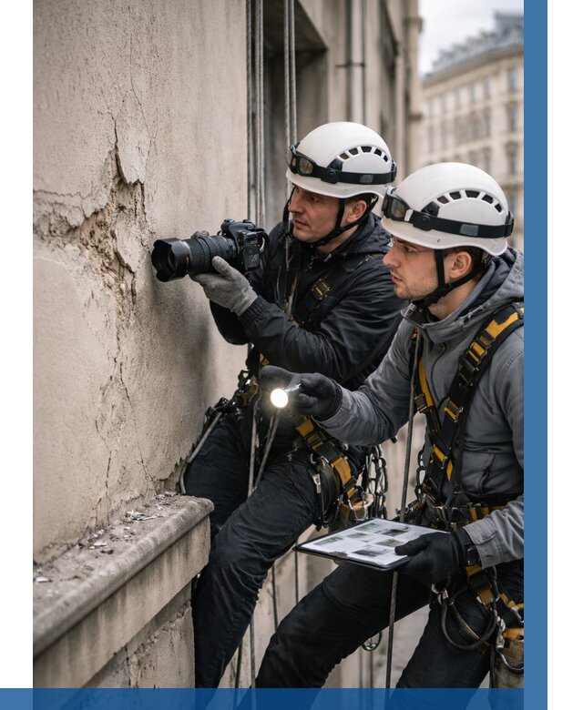 Фотофиксация дефектов фасада в Ростове-на-Доне от 4693 р. | ВЫСОТНИК-Рст