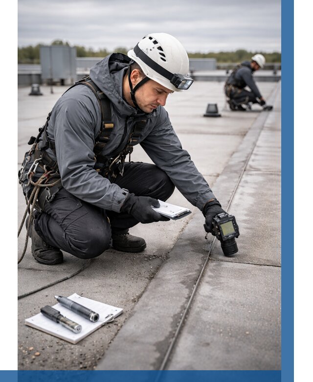 Обследование кровли на протечки в Ростове-на-Доне от 4693 р. | ВЫСОТНИК-Рст